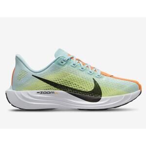Nike Women's ZoomX Running Shoe - Light Blue, Lime, Orange, Black, White